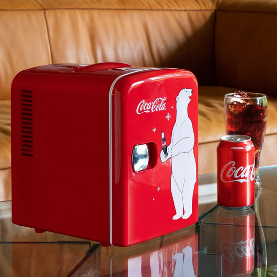 Coca Cola 4L Mini Fridge with Lock