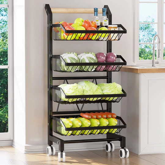 Hydetown 40Cm Wide Rolling Kitchen Trolley
