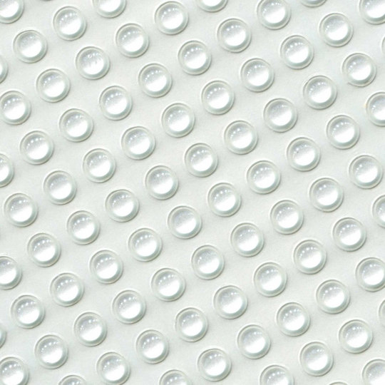 CLEAR KITCHEN CABINET DOOR BUFFER PADS Catch, Protector, Soft Close Stop Dots 8mm, 49 total