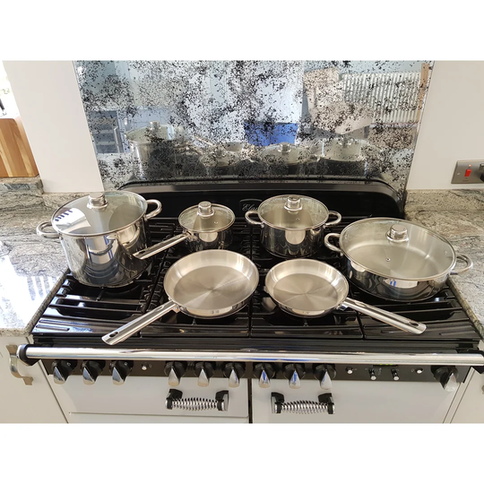 Capital Homeware 6 Pieces Stainless Steel Cookware Set