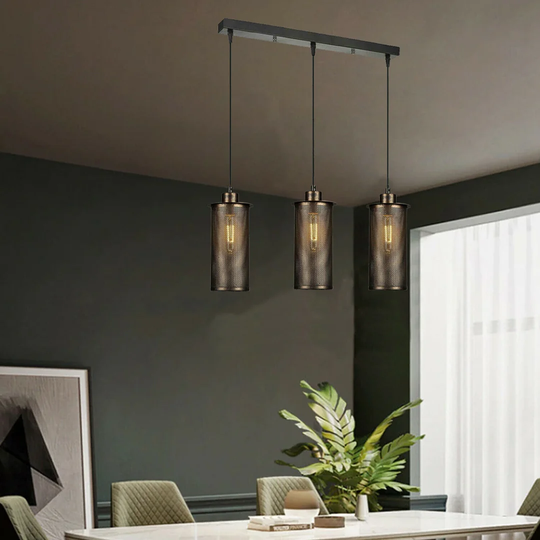 Sarahsville 3-Light Kitchen Island Cylinder Pendant