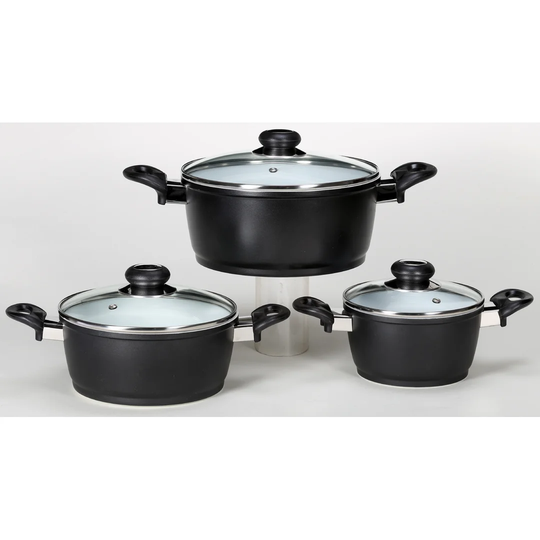 Vanesa 3-Piece Cookware Set with Lid