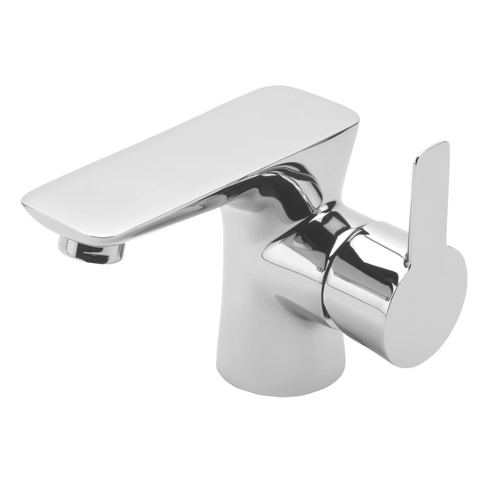 Monobloc Basin Mixer with Click Clack Waste