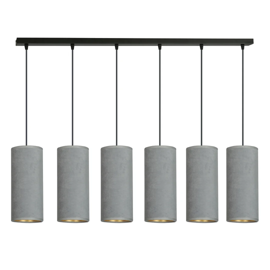 Ealidh 6 - Light Kitchen Island Cylinder Pendant