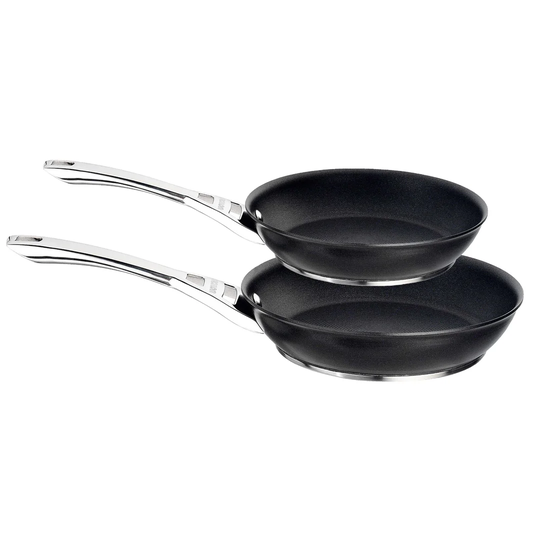 Circulon Infinite 2 piece Hard Anodised Aluminium Induction Non Stick dishwasher safe frying pans set - 24cm and 30cm