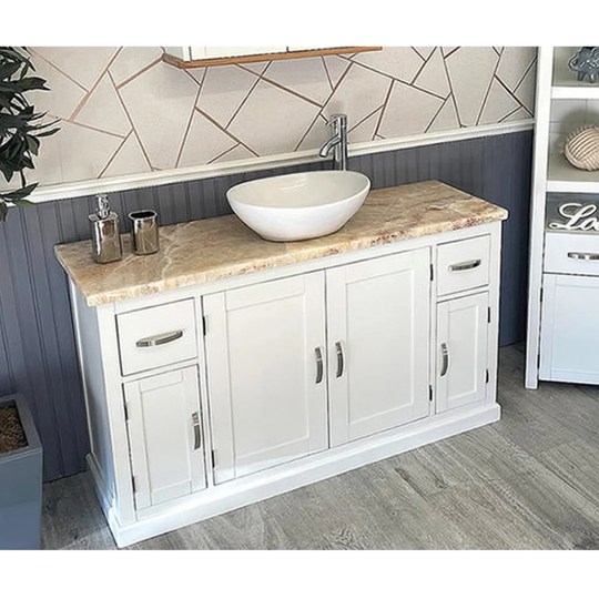 Antonelli Solid Beech 1230mm Free-standing Single Vanity Unit