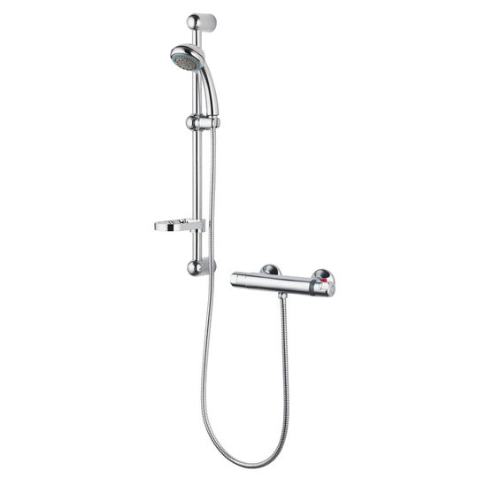 Thermostatic Shower with Slider Rail