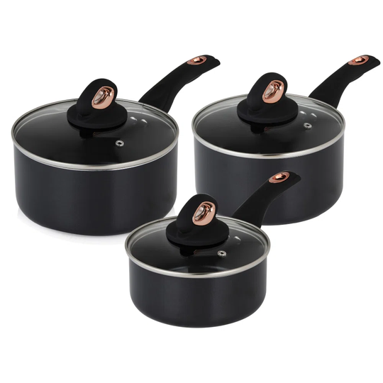 Tower 3 Piece Aluminum Non Stick Cookware Set