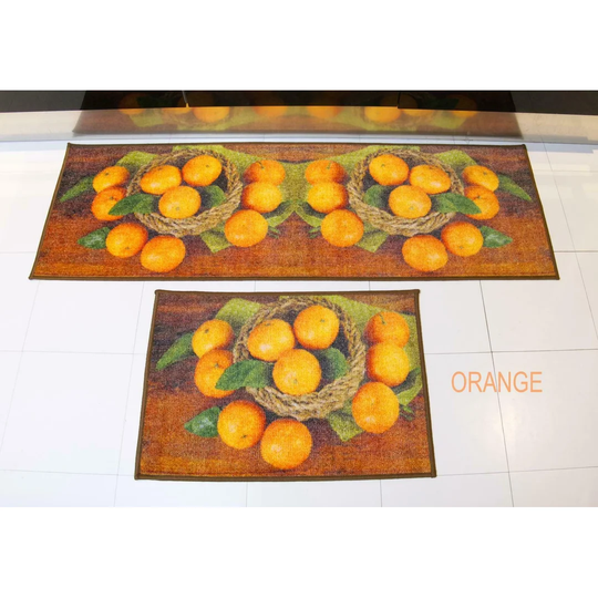 Deveraux Fruit Printed Kitchen Mat