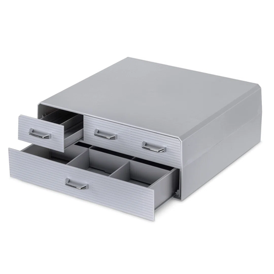 Capsule holder for 96 Nespresso capsules - storage with 4 x drawers for coffee capsules - drawer box