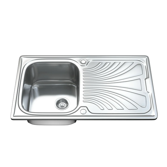 86cm x 50cm Inset Kitchen Sink