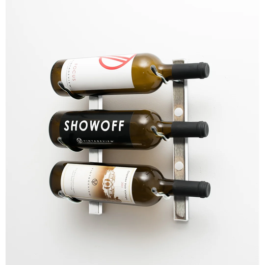 Wall Series 3 Bottle Wall Mounted Wine Rack