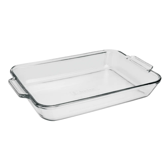2 Qt. Glass Rectangular Anchor Baking Dish