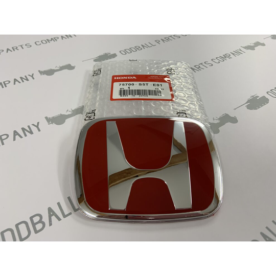 Honda Civic Type R Accord Front Rear Grille Badge Red EP2 EP3 75700-S5T-E01