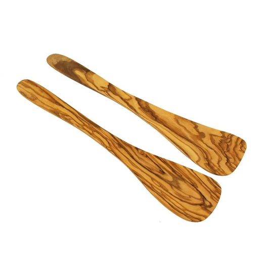 2 spatulas 30cm made of olive wood