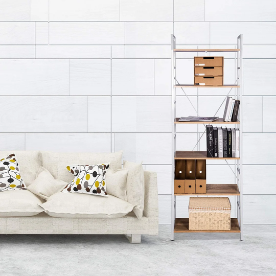Delorian 180cm 6 Shelf Shelving Unit