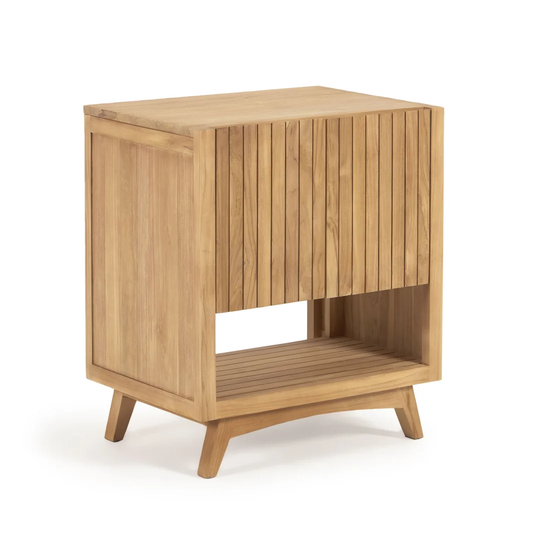 70Cm W x 80Cm H x 50Cm D Solid Wood Free-Standing Bathroom Cabinet