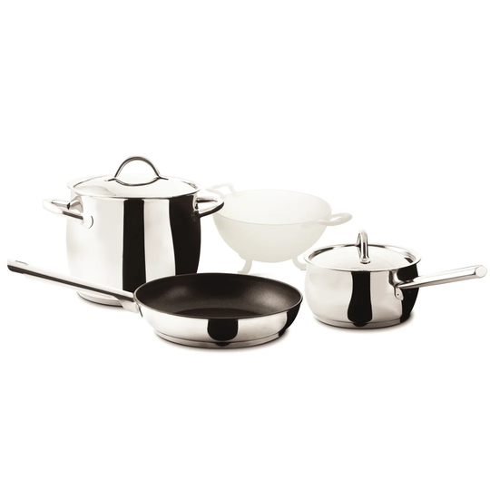 Delux 4-Piece Stainless Steel Cookware Set