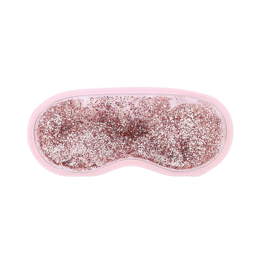 Sunday Rain, Dream On, Cooling Eye Mask, Rose Gold Glitter, 1 Mask