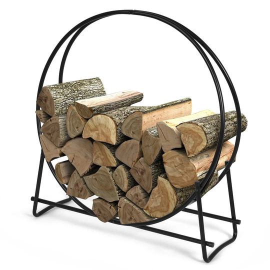 95Cm W x 33Cm D Metal Log Rack