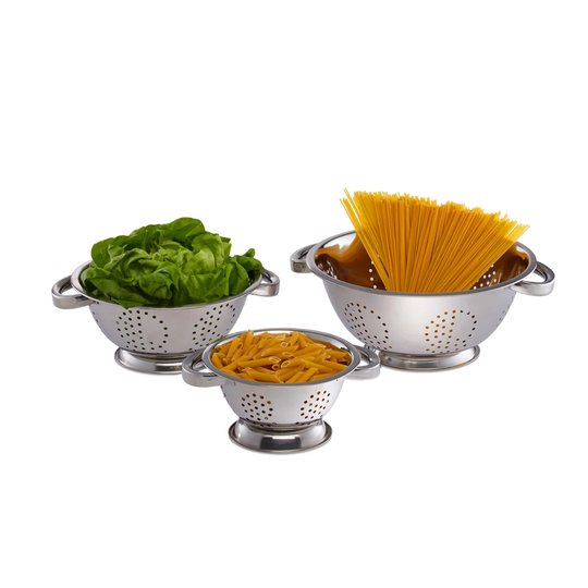 Scotti 3 Piece Stainless Steel Colander Set