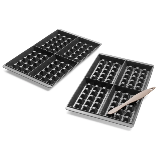 Waffle mould (set of 2)