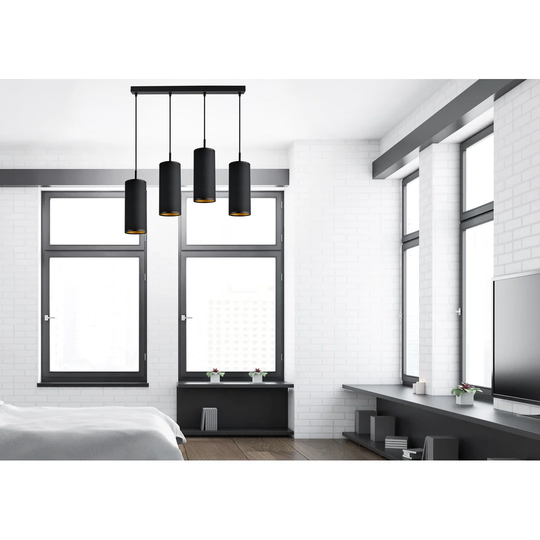 Chamberland 4-Light Kitchen Island Cylinder Pendant