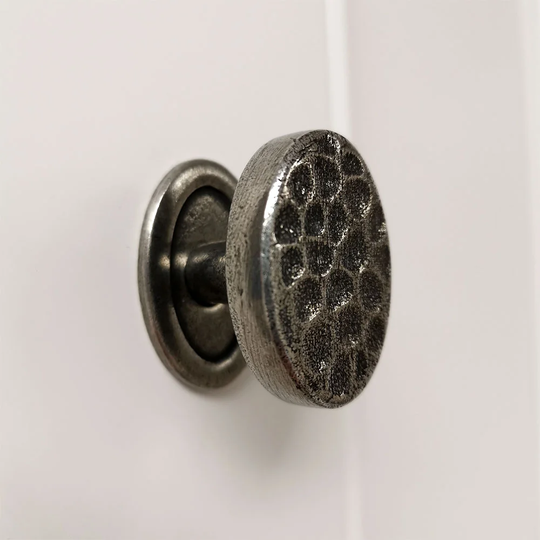 Sheraton Genuine Pewter Oval Cabinet and Drawer Knob