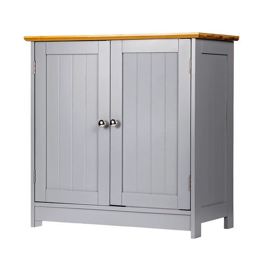 60Cm W x 60Cm H x 30Cm D Solid Wood Free-Standing Under Sink Cabinet