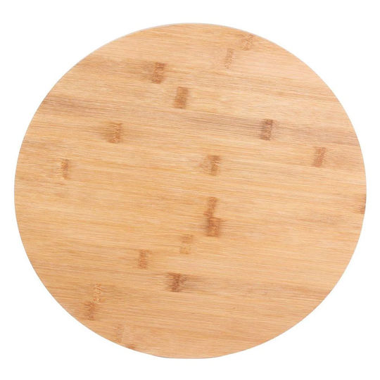 Round Bamboo Turntable Green Attitude
