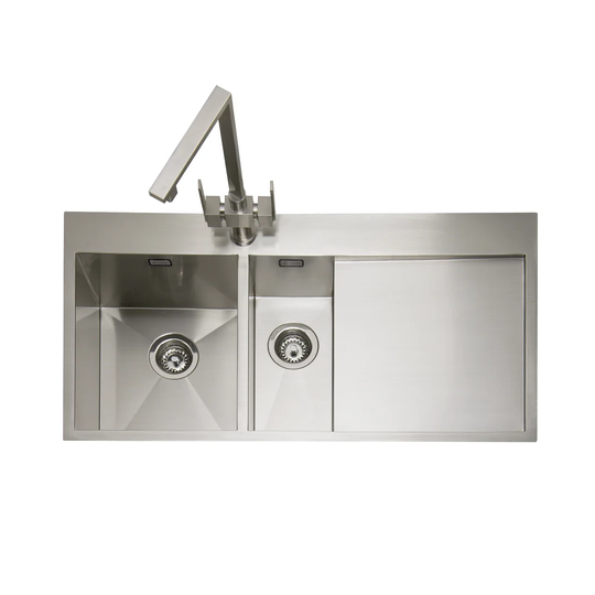 Cubit 100cm x 52cm 1 1/2 Inset Kitchen Sink