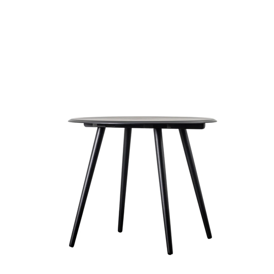 Saylorville 90 Cm Rubberwood Solid Wood Dining Table