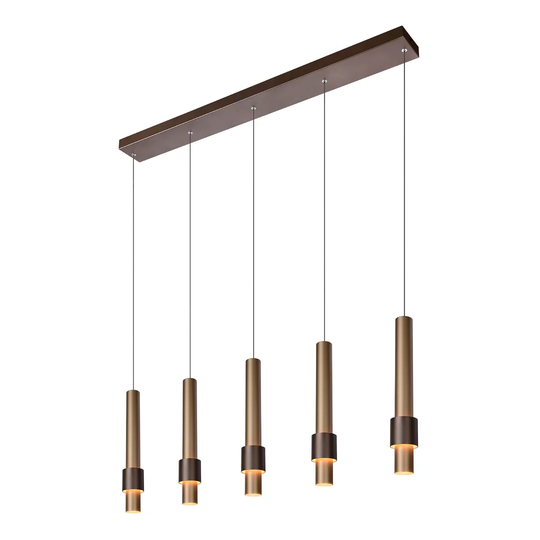 Margary 5 - Light Kitchen Island Cylinder LED Pendant