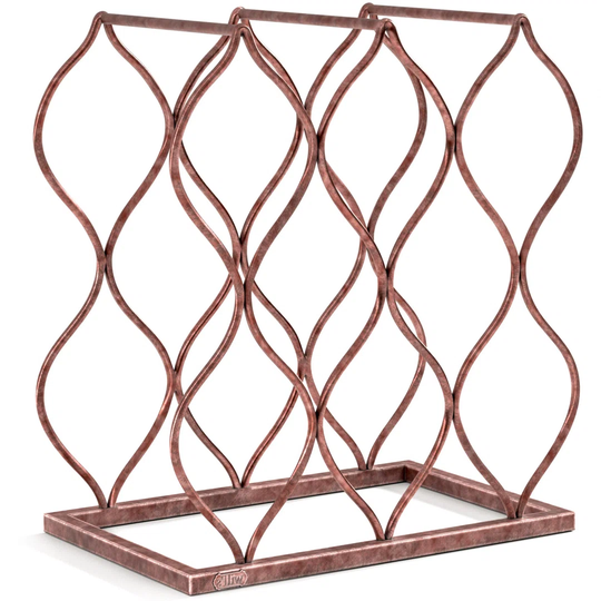 Avenger 8 Bottle Tabletop Wine Bottle Rack in Rose Gold