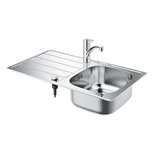 GROHE Eurosmart Kitchen sink and tap bundle stainless steel 31565SD1