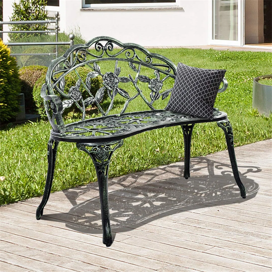 Metal Park Bench
