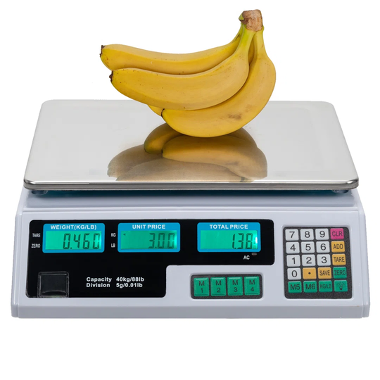 Digital Price Computing Scale For Vegetables In White