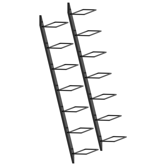 Janesville 14 Bottle Wall Mounted Wine Rack