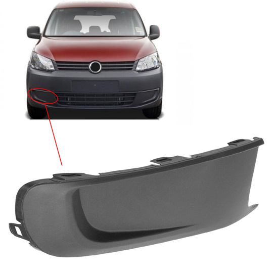 Fit Vw Caddy 10-15 Vw Touran 10-15 Front Bumper Grille Fog Cover Right