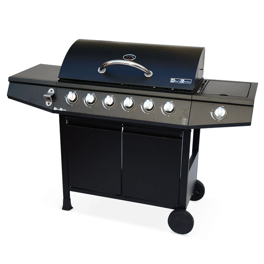 Alethia 7-Burner Propane Gas BBQ with Cabinet