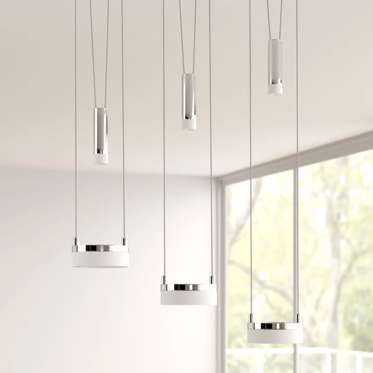 Sherlyn 6 - Light Kitchen Island Linear LED Pendant