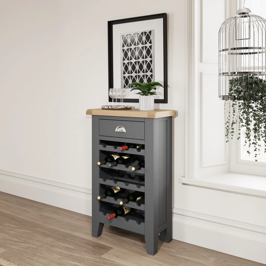Lemuel 20 Bottle Floor Wine Bottle Rack