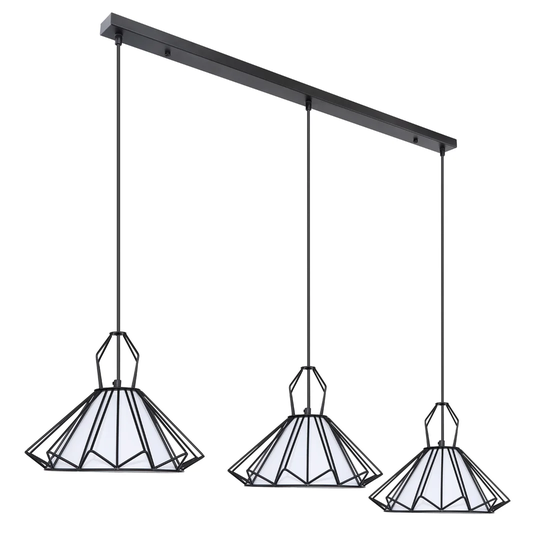 Shaner 3-Light Kitchen Island Geometric Pendant