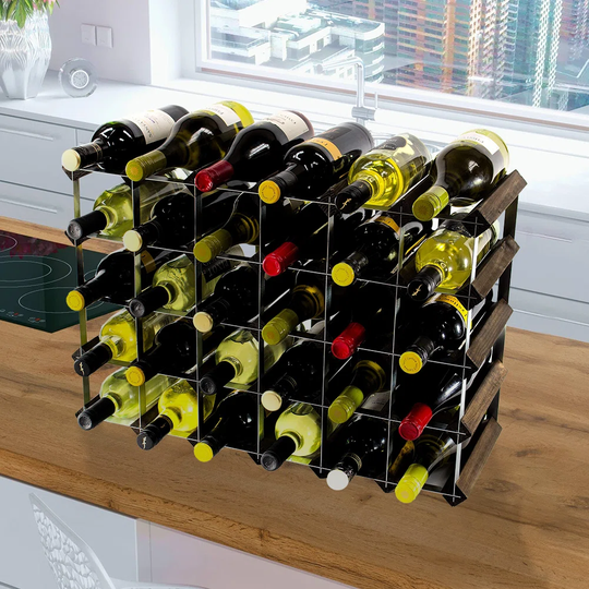 Modular Wine Rack, Free Standing Wine Display Holder