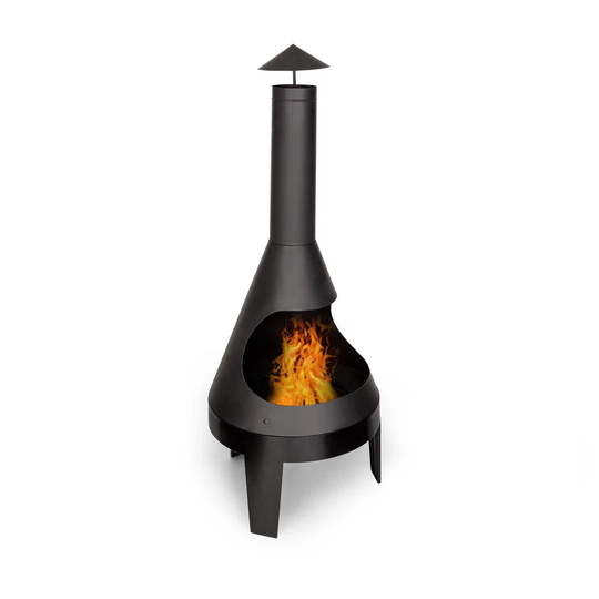 Hidalgo Steel Charcoal and Wood Burning Chiminea