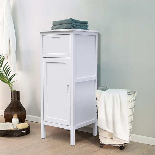 Rupe 40cm W x 102cm H x 40m D Solid Wood Free-Standing Bathroom Cabinet