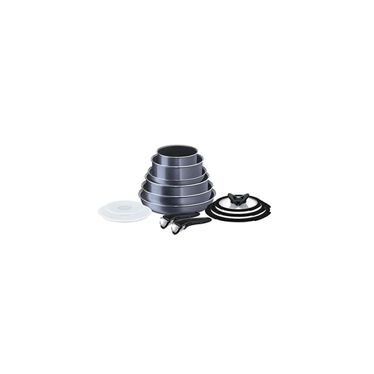 Tefal Ingenio Non-stick Elegance Cookware Set, 13 Pieces, Black