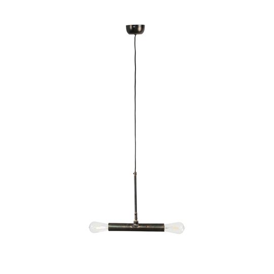 2-Light Kitchen Island Linear Pendant
