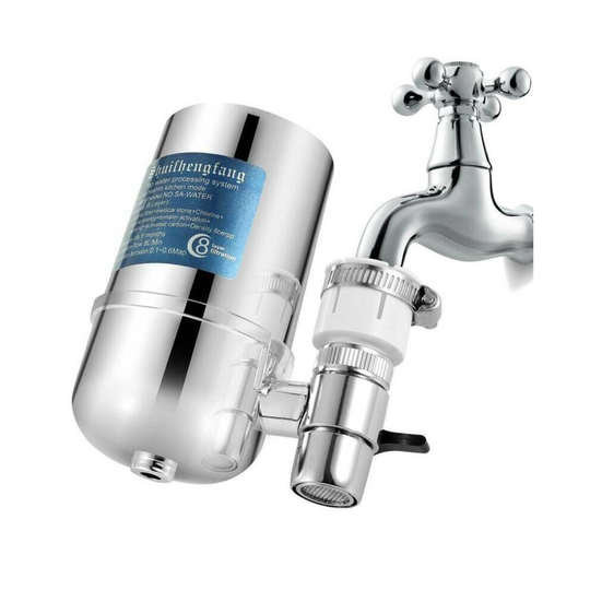 Faucet Water Filter System Household Kitchen Sink Mount Filtration Tap Purifier