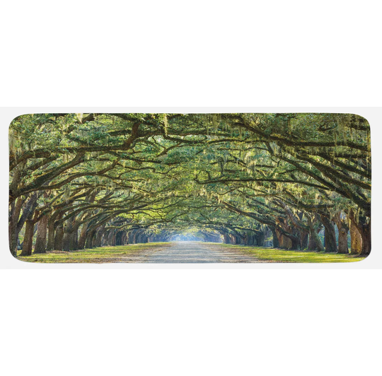 Buettner Forest Serene Pathway Trekking Kitchen Mat